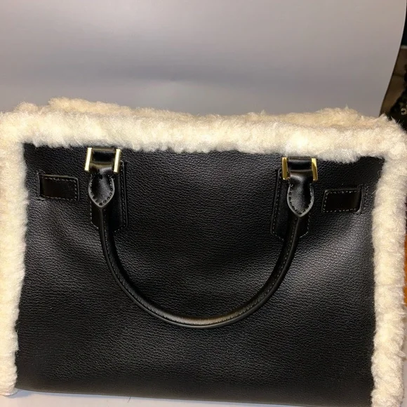 NWOT Michael Kors Hamilton sherling crossbody satchel - Picture 6 of 9